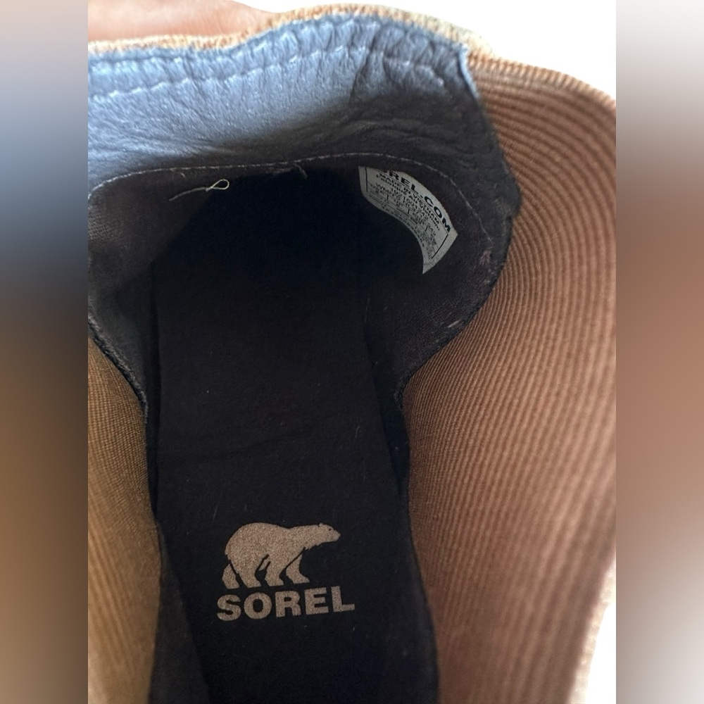 Sorel Women's Size 8 Cate Chelsea Bootie Waterproof Leather Brown Rain Boot - Picture 9 of 9
